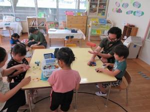 すみれ組にて
