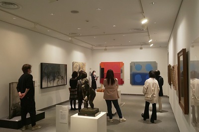 第5展示室でのギャラリートークの様子