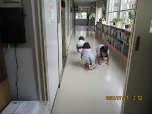 年中の雑巾がけ②