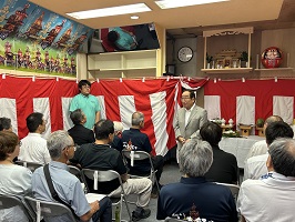 挨拶の様子