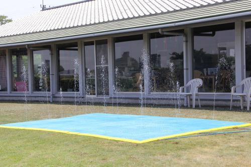 烏川かわなか緑の広場噴水設置