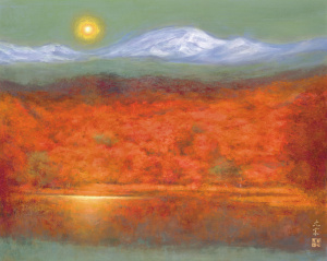 奥田元宋《月山秋燿》1996年 高崎市タワー美術館寄託