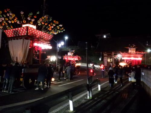 八幡の鳥追い祭り写真