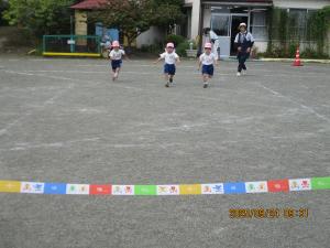 年少かけっこ②