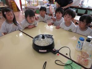 ポップコーンおためし