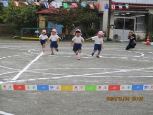 年少かけっこ①