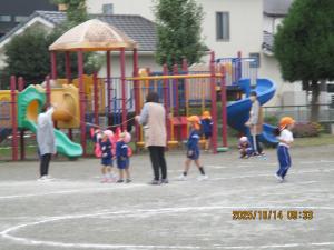 煎餅食い競争②