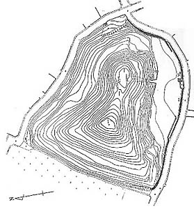 観音塚古墳平面図の画像