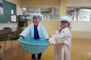 給食センター見学1