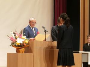 標語議長賞の写真