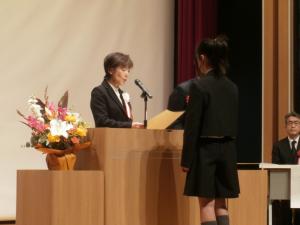 標語教育長賞の写真