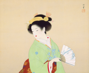 上村松園 《麗容》 1944年頃　高崎市タワー美術館蔵