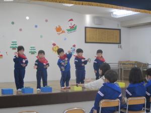 年少楽器遊び②