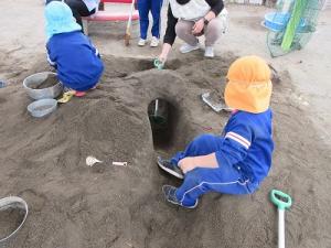 砂場遊び1