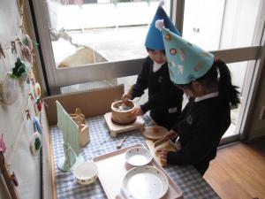 給食のコーナー