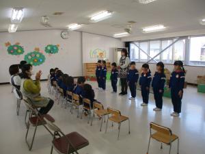 劇遊び最後のお辞儀