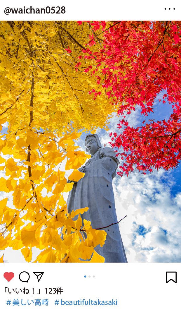 職員が選んだインスタグラムの写真。@waichan0528さん