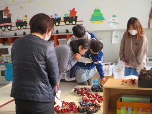 リースづくり参観