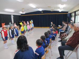 年長劇遊びあいさつ