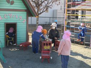 レストランごっこ