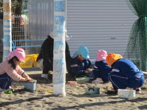 サラサラ砂づくり