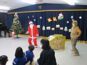 サンタ登場