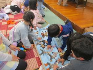 布紙芝居に触れる②