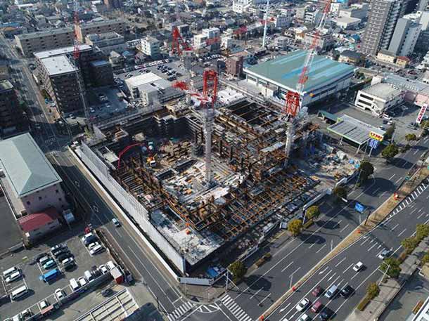 地上（2～4階）躯体工事