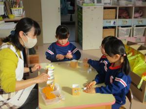 年少豆まきの準備①