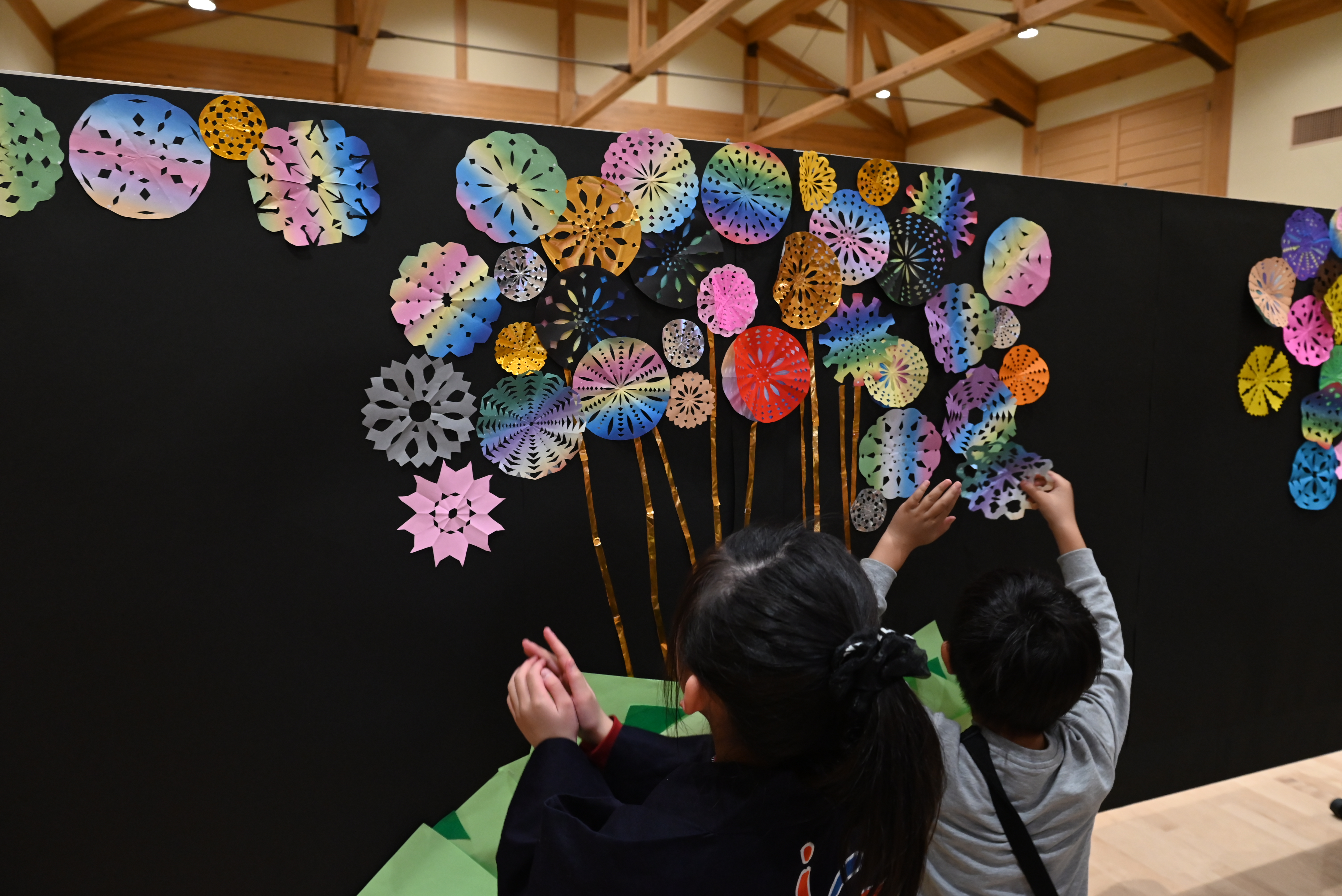 花火のテーマパーク写真