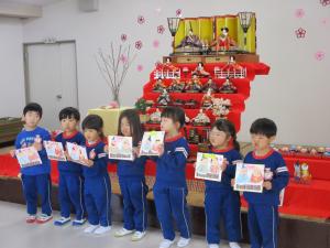 ひな祭りでハイポーズ