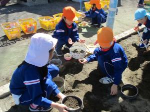 さらさら砂づくり