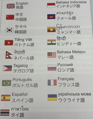 可使用的语言②