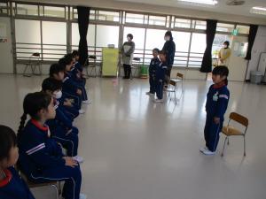 卒園式の練習④