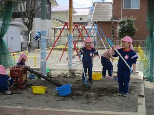 そうめん遊び①