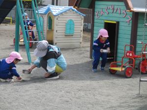 サラサラ砂づくり