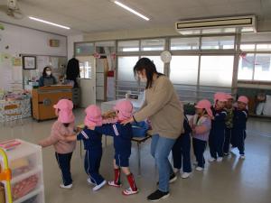 年中のじゃんけん列車①