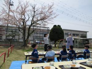 お花見給食5