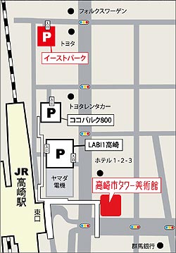 イーストパーク周辺地図