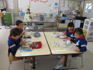 年長の給食
