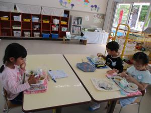 年長の給食