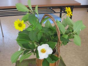 園長室の花①