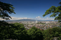 観音山丘陵から見た市街地　a4919の画像