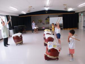 和太鼓の練習②