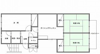 代表的な間取りの例の画像