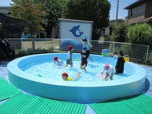 水遊びの様子1