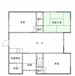 代表的な間取りの例の画像