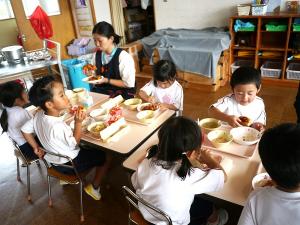 1学期最後の給食５