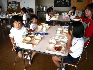 1学期最後の給食８