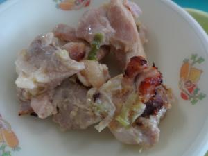 0804 鶏肉のねぎみそ焼き
